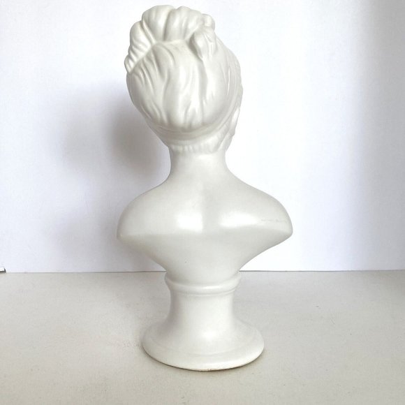 Porcelain Busts Napcoware Brother Sister Vintage Japan Ceramic Statue Victorian - Picture 14 of 16